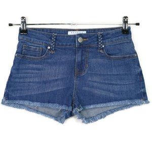 Kendall And Kylie Cut Off Jean‎ Shorts Frayed Stretch Distressed 25